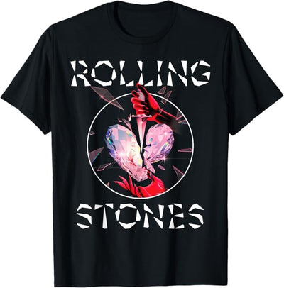 Official The Rolling Stones HD Prism Heart T-Shirt