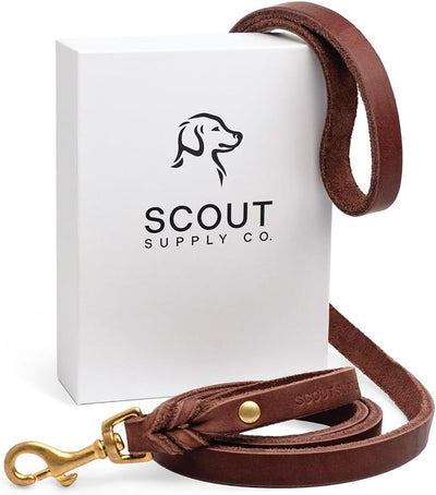 Scout Supply Leather Dog Leash