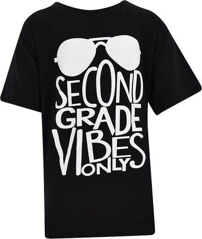 Unique Baby Boys 2nd Grade Vibes Only Shirt